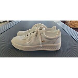 Gola Grandslam Leather Women's White Sneakers Size 8